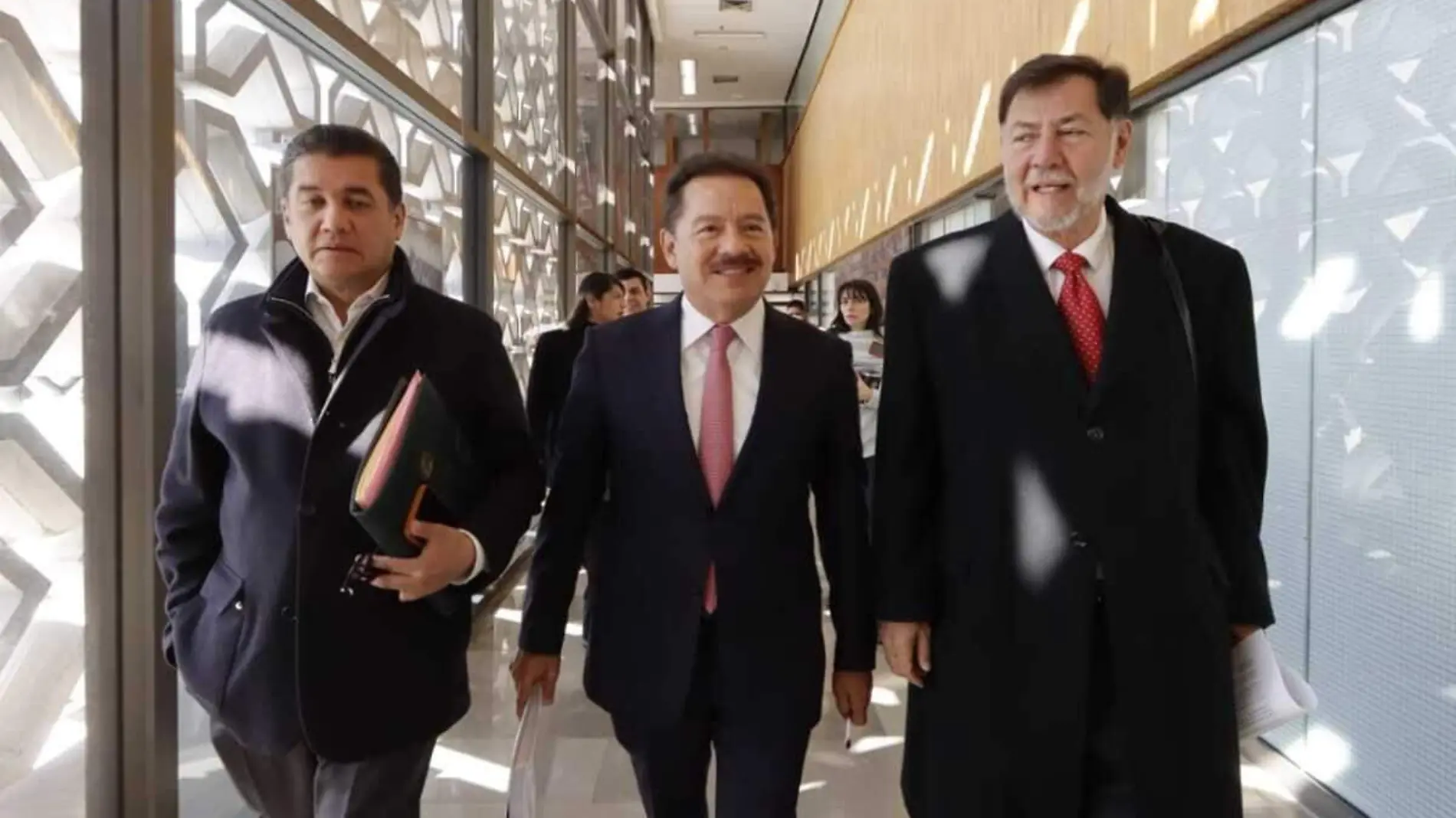 Diputados Ignacio Mier, Carlos Puente y Gerardo Fernandez